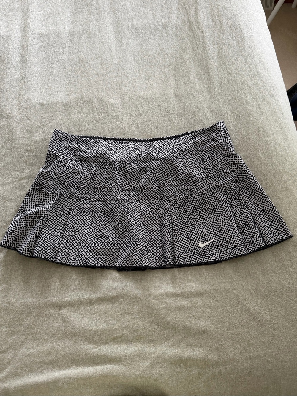 Nike Black & White Tennis Skirt